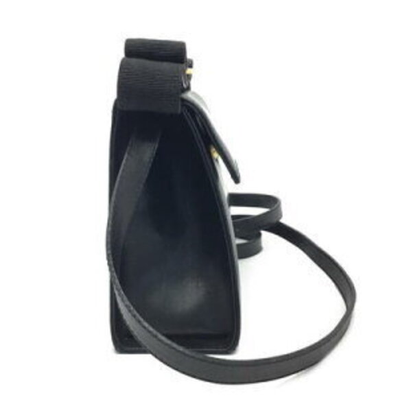 Salvatore Ferragamo Handbag Shoulder Bag Leather Black - Picture 4 of 15